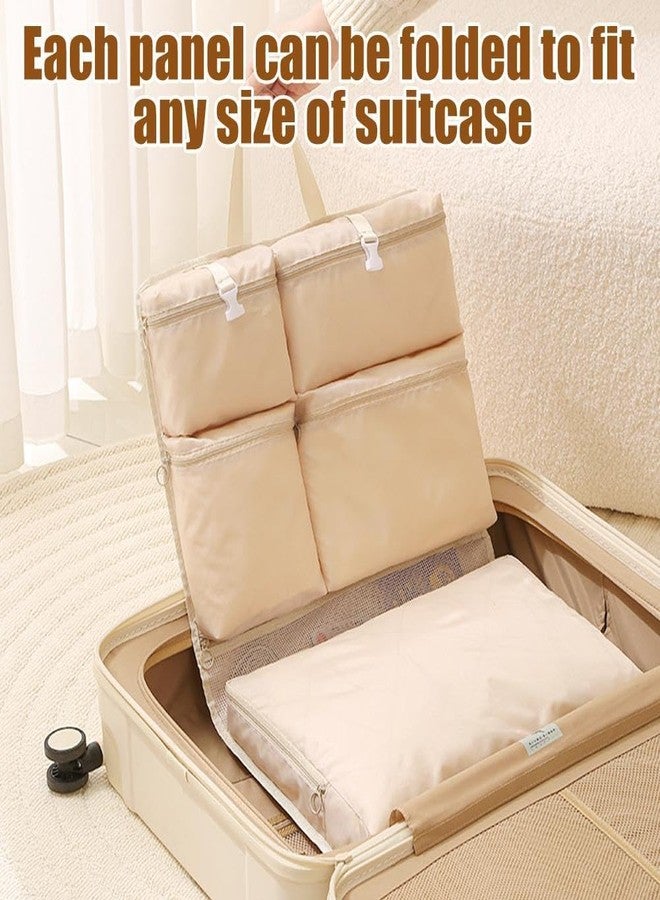 Wisik Enterprise Foldable Organizer Hanging Bag for Travel, Storage Hanging Bags with Pockets - Daily Clothes Sorting Storage, Multi-Compartment Bag for Suitcase Travel Essentials (1 pcs) - Image 5